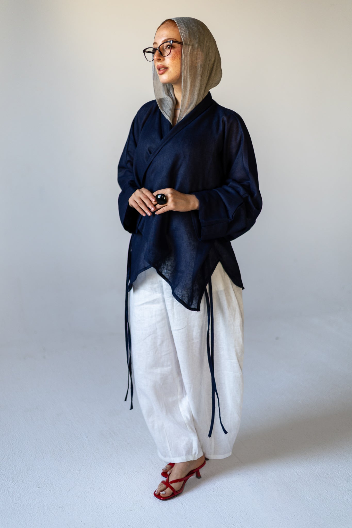 Wrap Linen Blouse

Details