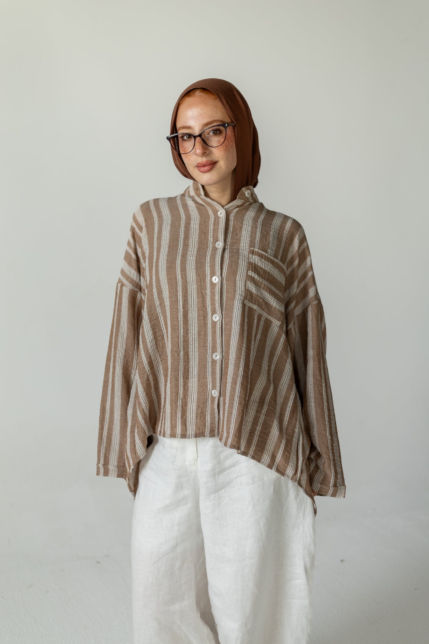 Desert Stripe Linen Shirt