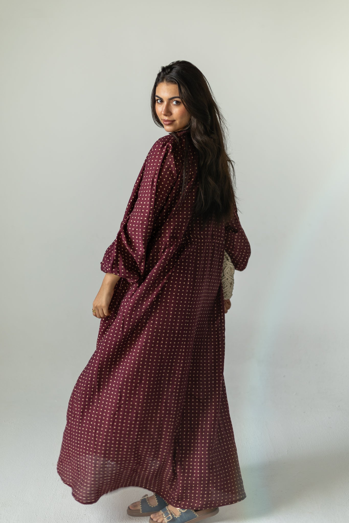 Burgundy Breeze Dress