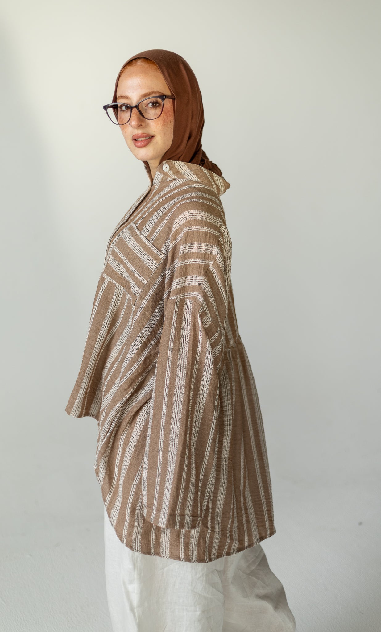 Desert Stripe Linen Shirt
