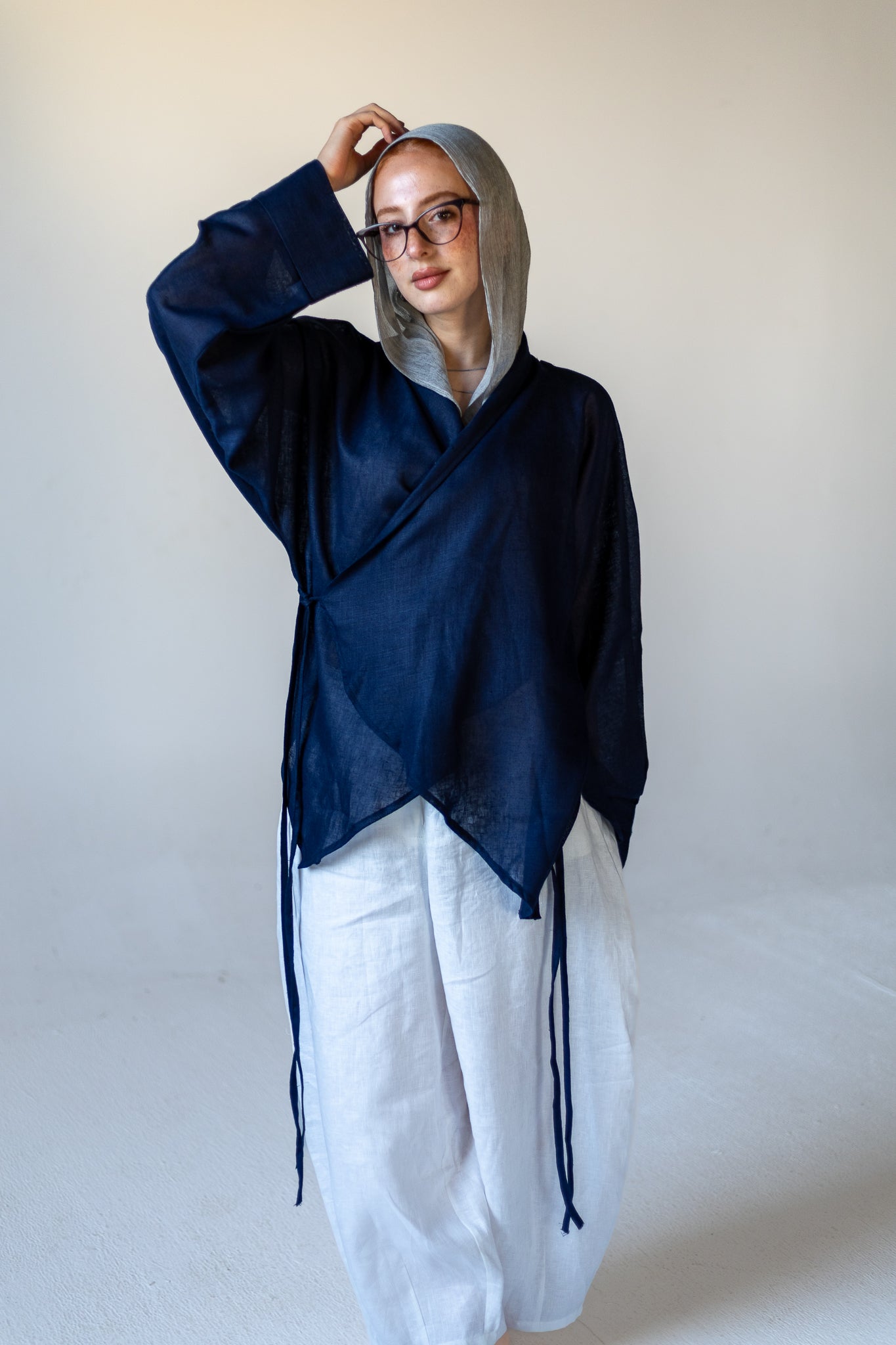 Wrap Linen Blouse

Details