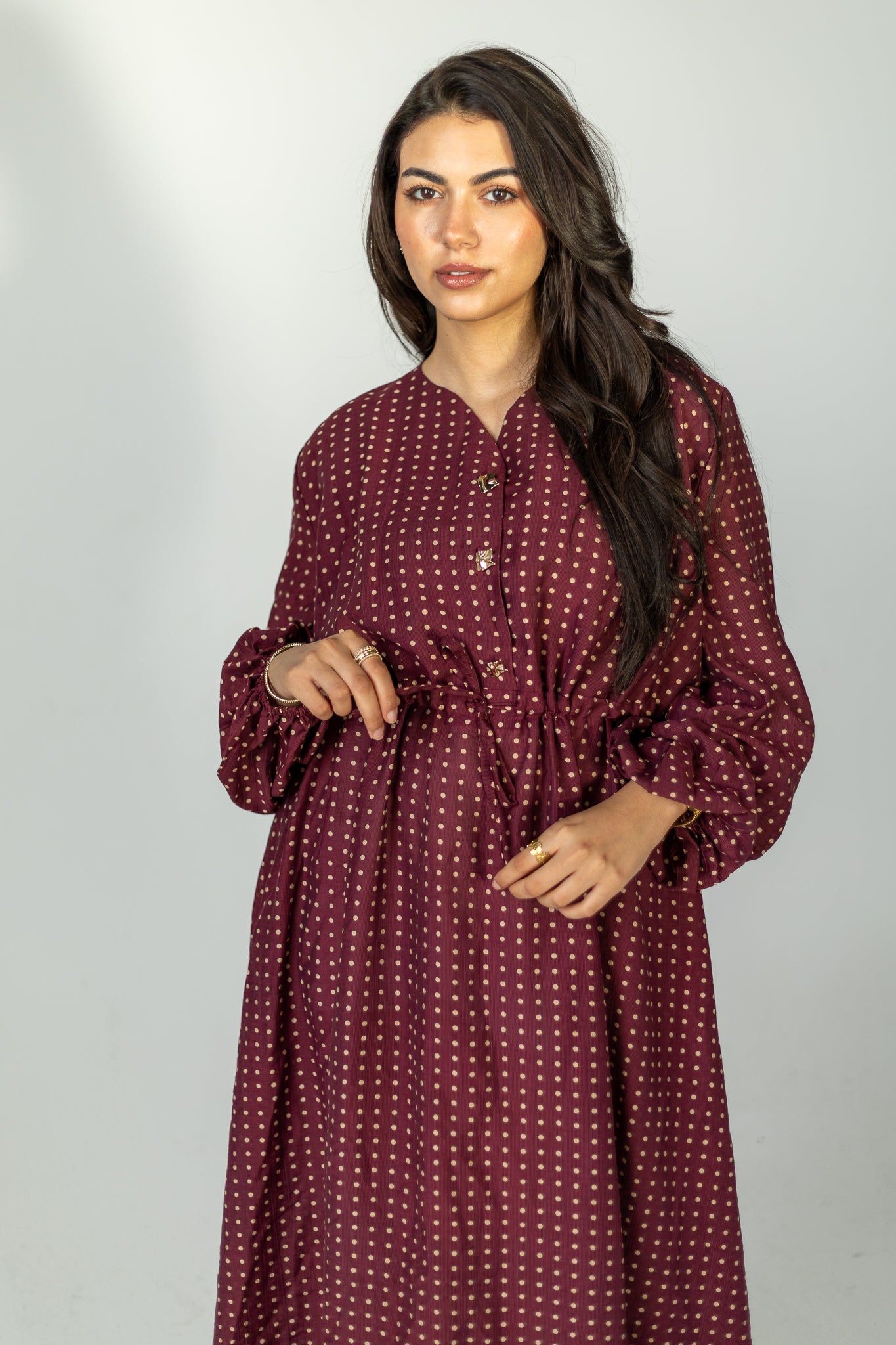 Burgundy Breeze Dress